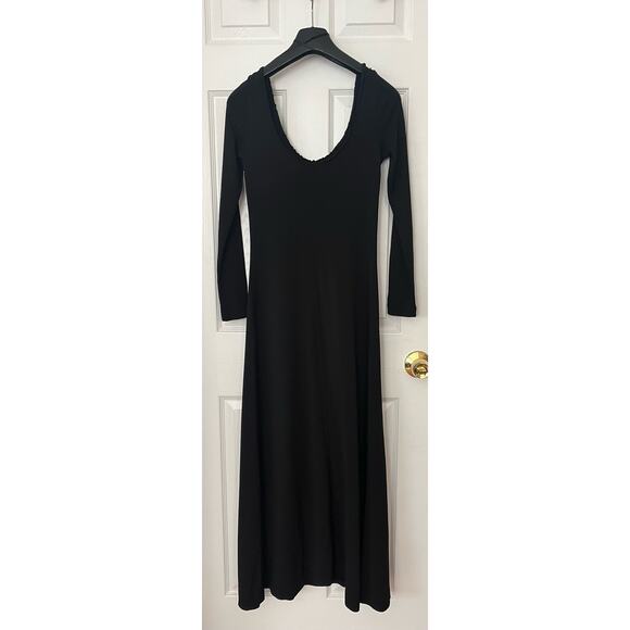 Isaac Mizrahi Black Maxi Goth Witch Dress Whimsigoth Dark Romance Small NWT $210 - Picture 10 of 14